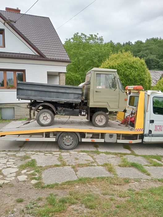 Transport samochodów holowanie