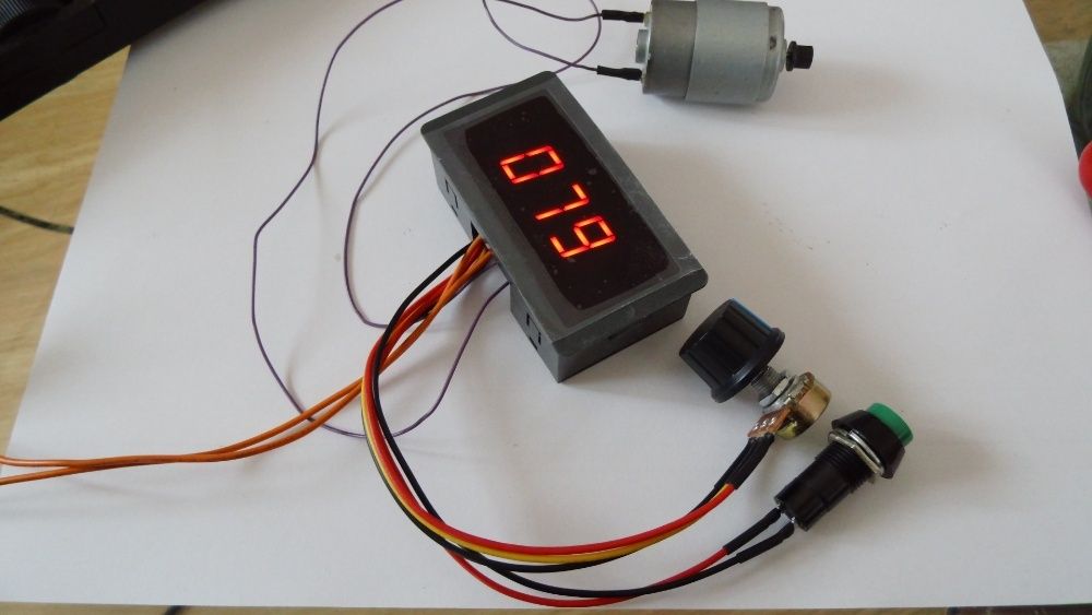 Regulator prędkości do silników prądu zmiennego. Modelarstwo.
