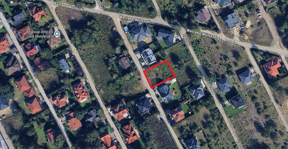 Działka 815 m² Warszawa Wawer ul. Borowiecka