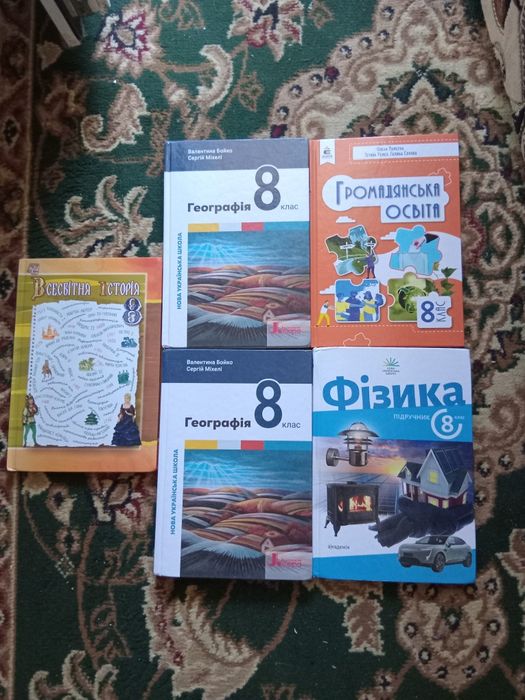 Підручники 8 клас