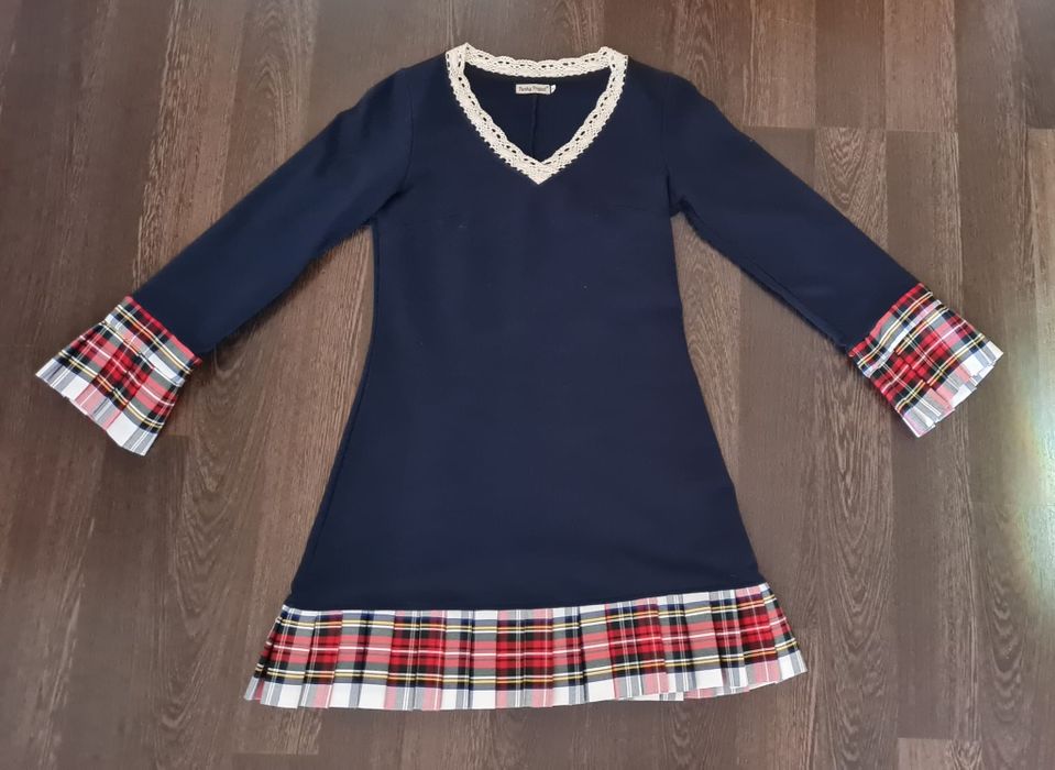 Vestido Funky Project cardado Tamanho S como novo