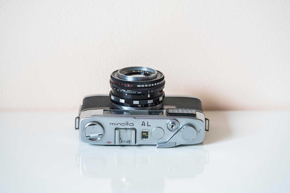 Minolta AL 1000 com 45mm f2.0