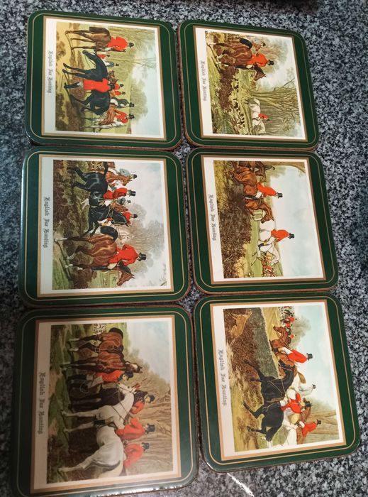 6 bases copos pimpernel English Fox Hunting