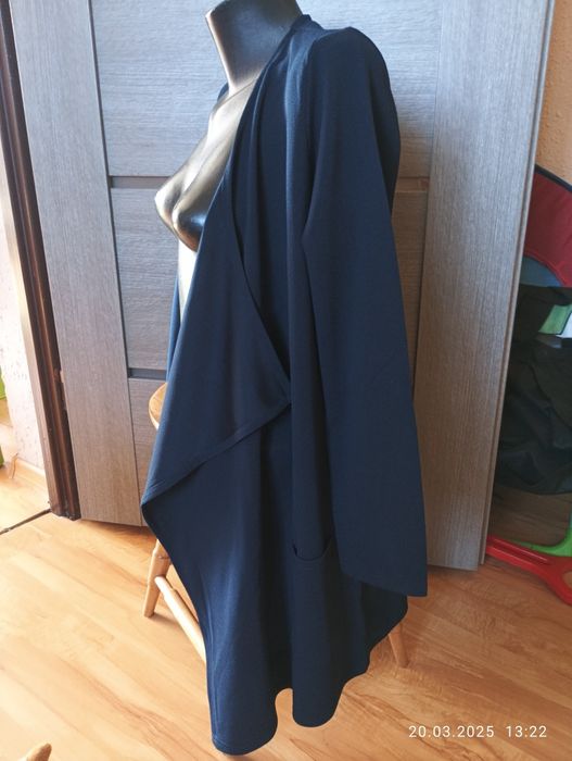 Narzutka/kardigan granatowy