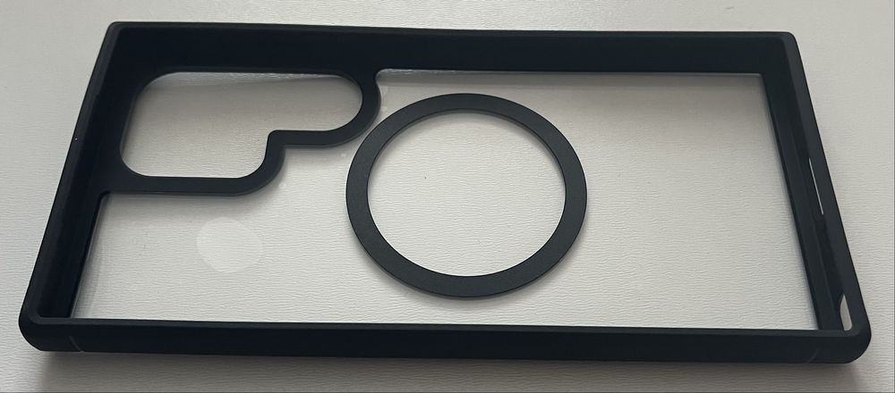 TAURI etui 5w1 Samsung S24 Ultra MagSafe Black przeźroczysty