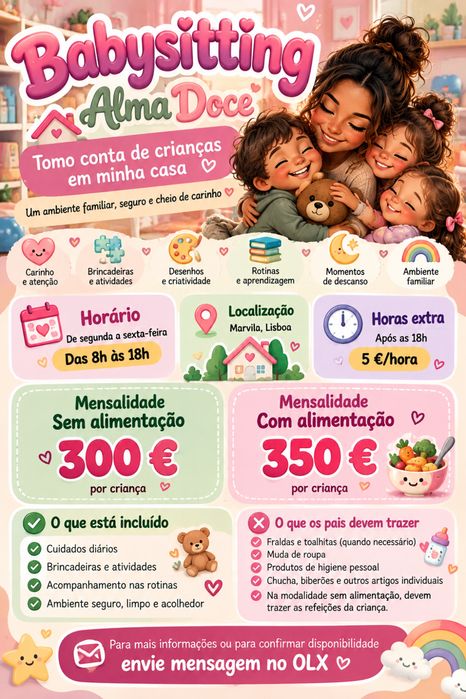 Babysitting Alma Doce
