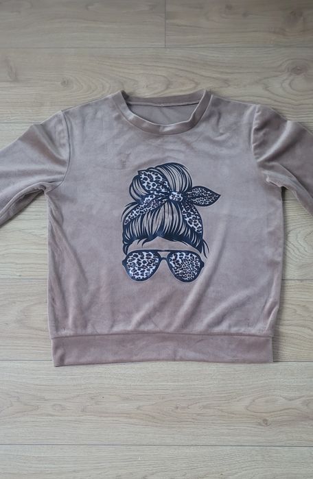 Bluza welurowa 158 cm