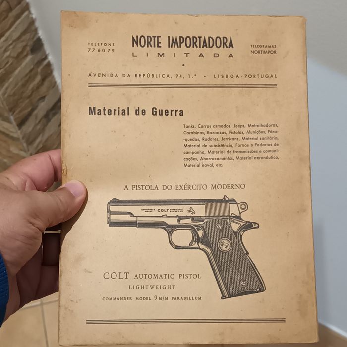 Livro anos 50 de artilharia