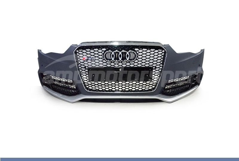 PÁRA-CHOQUES DIANTEIRO PARA AUDI A5 LOOK RS5 CROMADO COM SRA/PDC