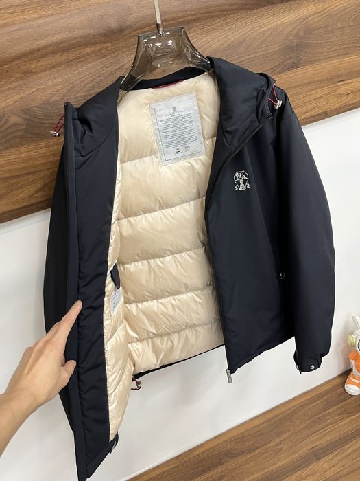 Brunello Cucinelli чоловіча куртка пуховик трансформер мужской