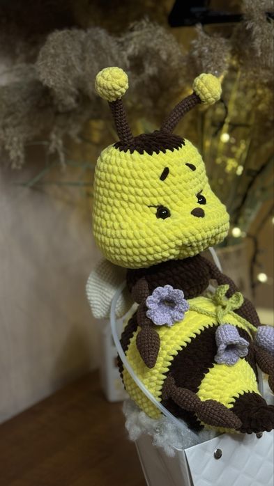 Плюшева іграшка Бджілка ручної роботи