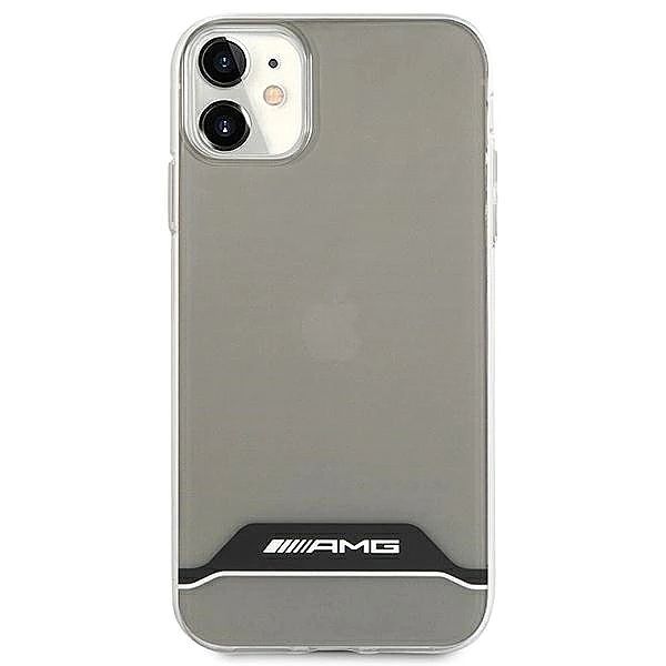 Etui AMG Electroplate Black&White na iPhone 11 / XR 6,1" - przezroczys