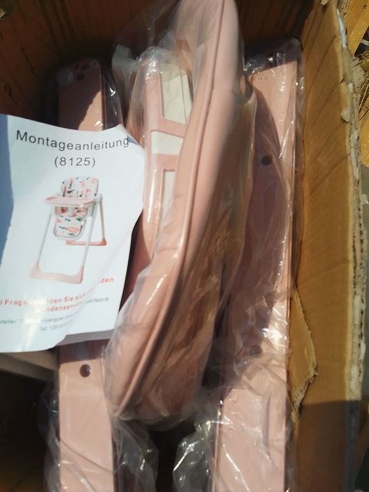 Krzesełko do karmienia dziecka nowe
