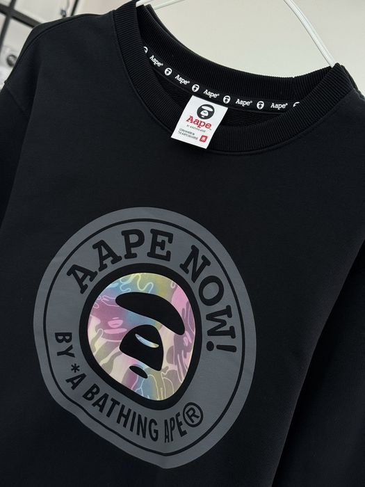 Світшот AAPE BY A BATHING APE Original чорний | Новий | Розмір M