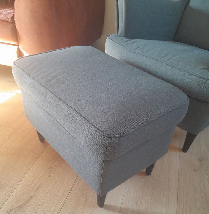 Fotel  z podnóżkiem Ikea