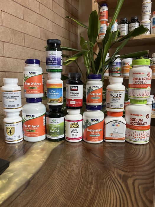 Вітамін С Цинк Паударко Селен Для імунітету Immune Аскорбат натрію