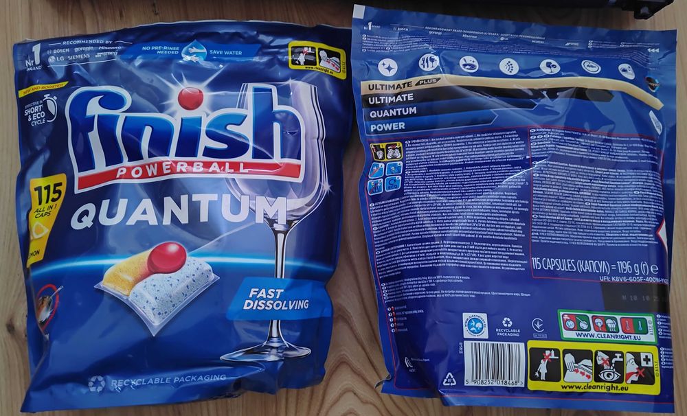 Tabletki do zmywarki Finish Quantum Lemon 2x115 sztuk 230