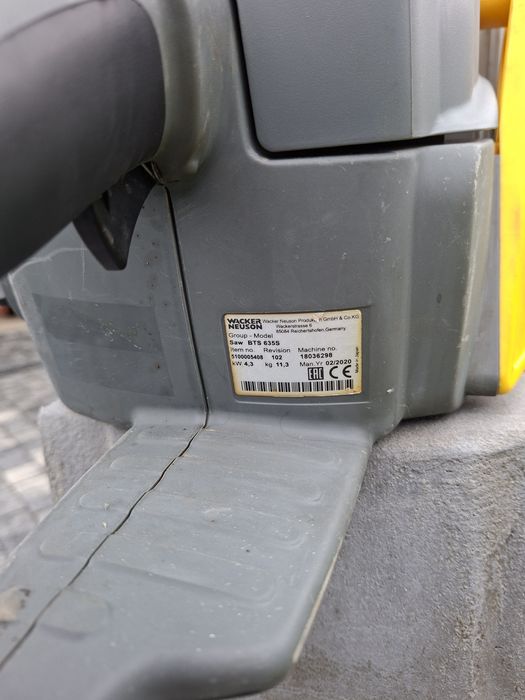 Pila do betonu WALKER NEUSON BTS635s