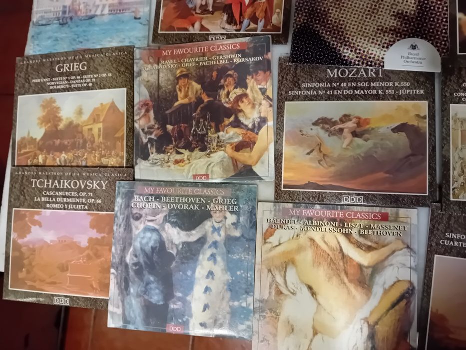 Conjunto de 54 Cds Originais Música Clássica Diversos