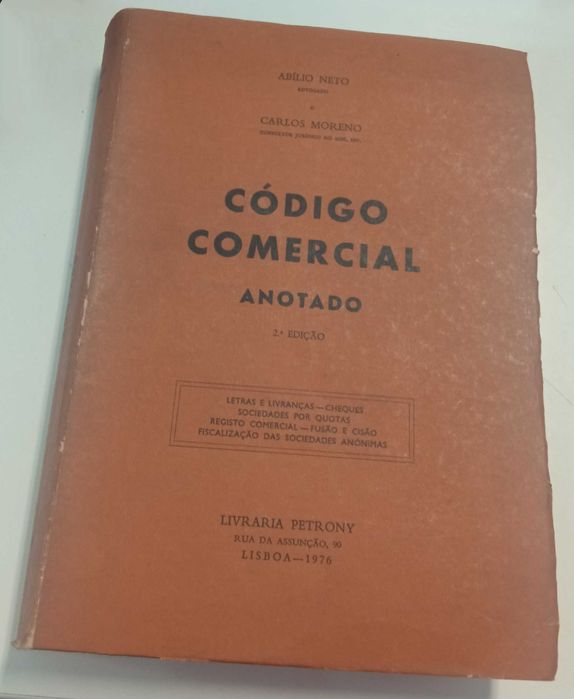 Código Comercial Anotado, de Abílio Neto