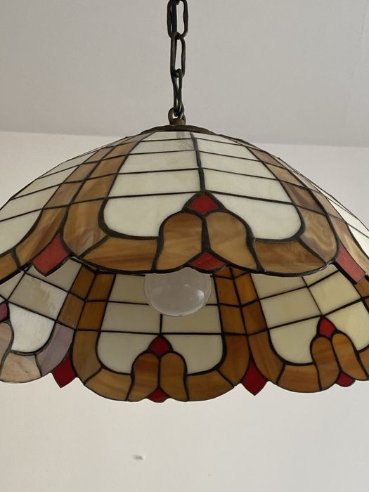 Lampy witrażowe, styl Tiffany, szkło