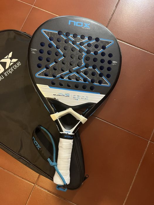 Raquete de padel nox TL10 Quantum 12k by Tino libaak