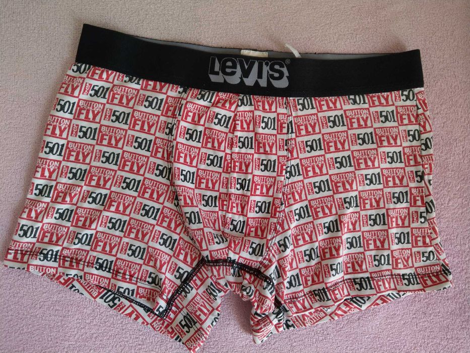 bokserki Levi's monogram logo