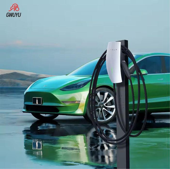 Poste Vertical p/ Wallbox c/ Sombra - Exterior