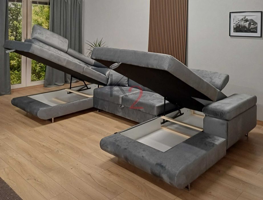 Narożnik Arteon U ,Rogówka Kanapa SZYBKA DOSTAWA PROMOCJA+ GRATIS