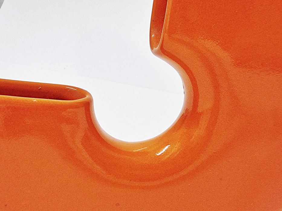 Raríssimo vaso cerâmica Sicart, Boccato Gigante Zambusi Italia anos 70