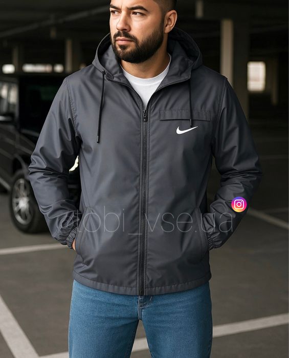 ТОП‼️ Куртка Чоловіча Вітровка з капюшоном Мужская плащевка