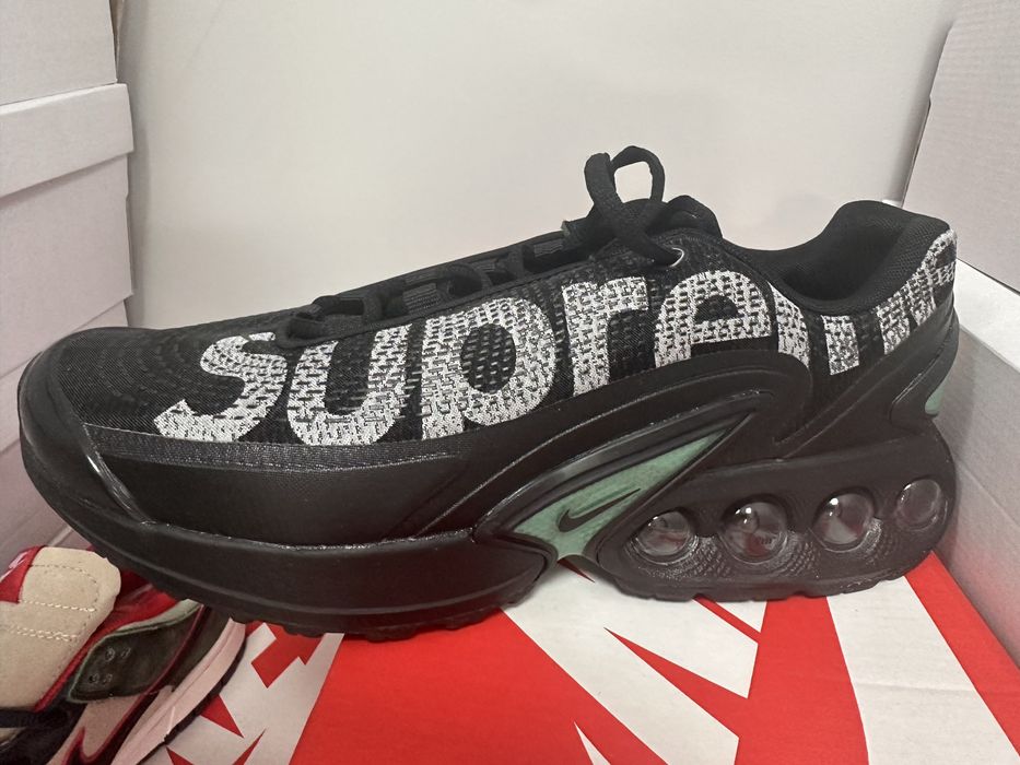 Чоловічі кросівки Supreme × Nike Air Max Dn Black/Green