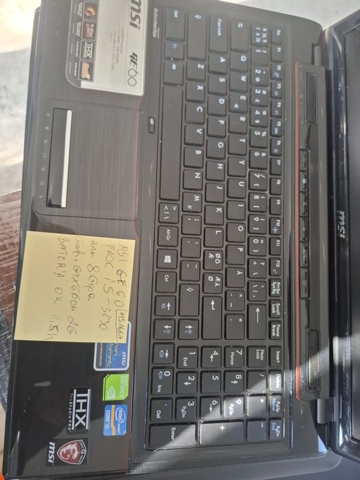 Laptop msi M179e 8g.16 ram