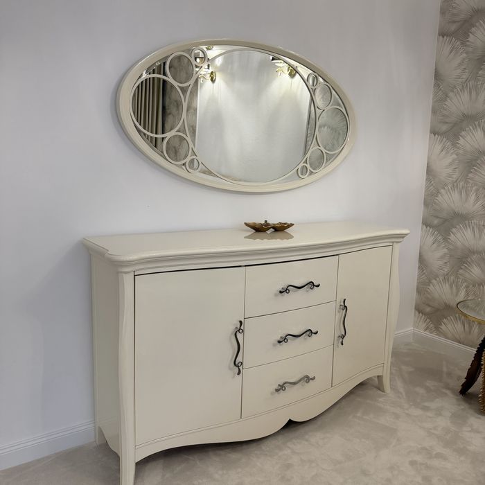 Комплект меблів : комод + дзеркало, Італія, натуральне дерево