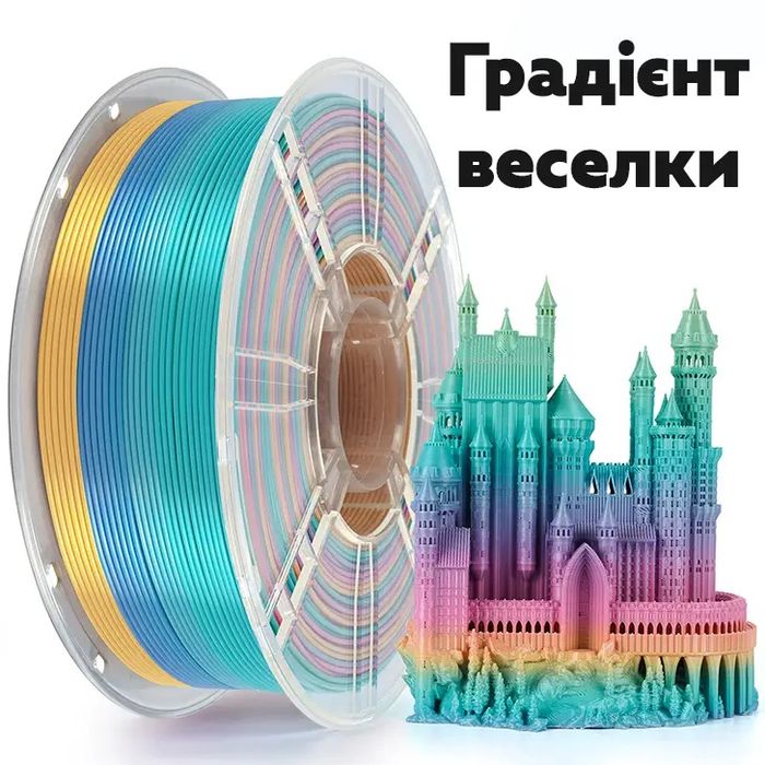 Пластик філамент для 3D друку 1кг ABS, TPU, PA-CF, PETG-CF, Luminous, Marble, PLA, PLA SILK, PETG, NYLON, Bambu Lab, SUNLU