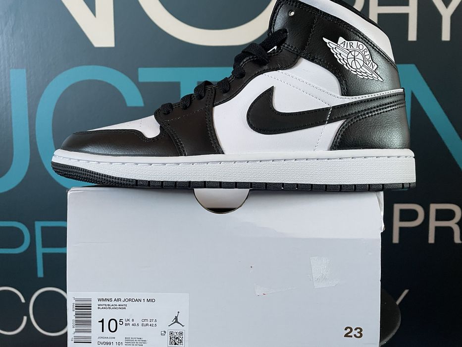 Nike Air Jordan 1 MID WMNS "Panda" NOWE rozmiar EUR 42,5