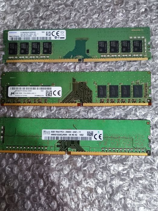 Планки пам'яті для пк DDR4 8GB 2666 MHZ