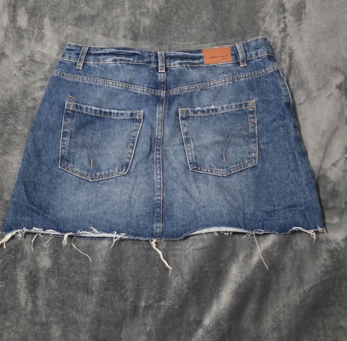 Mini Saia de ganga Green coast Denim tamanho 36