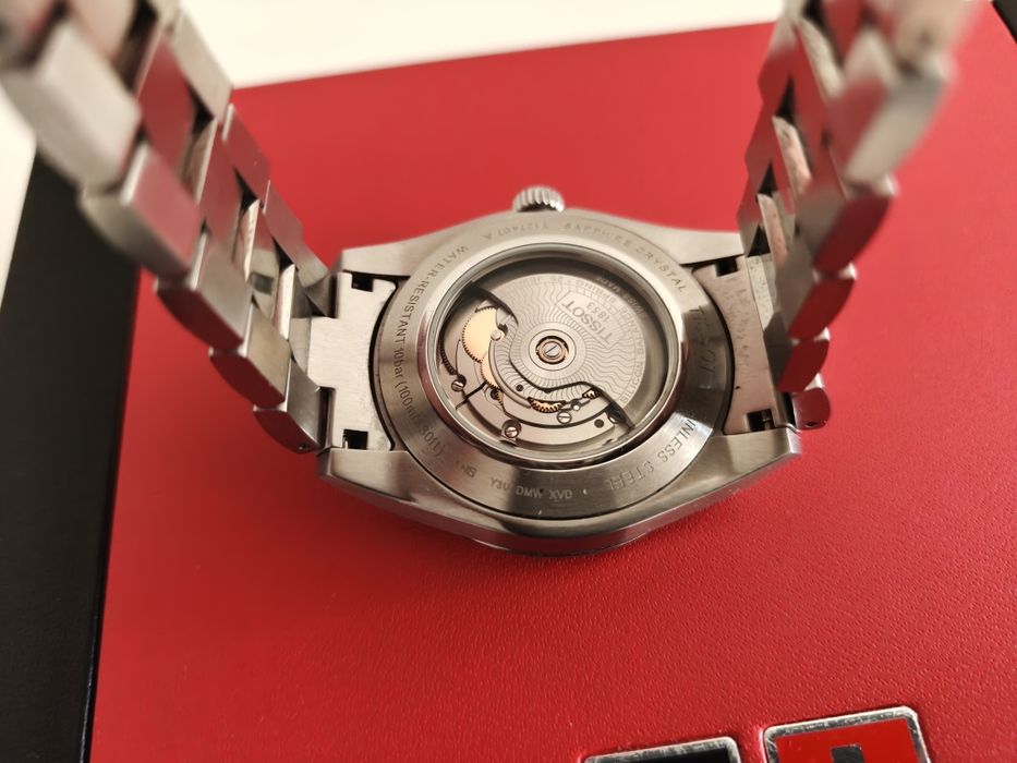 Relógio Tissot gentleman powermatic 80 silicium Verde