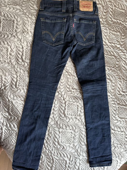 Levis damskie spodnie jeansowe wysoki stan rurki