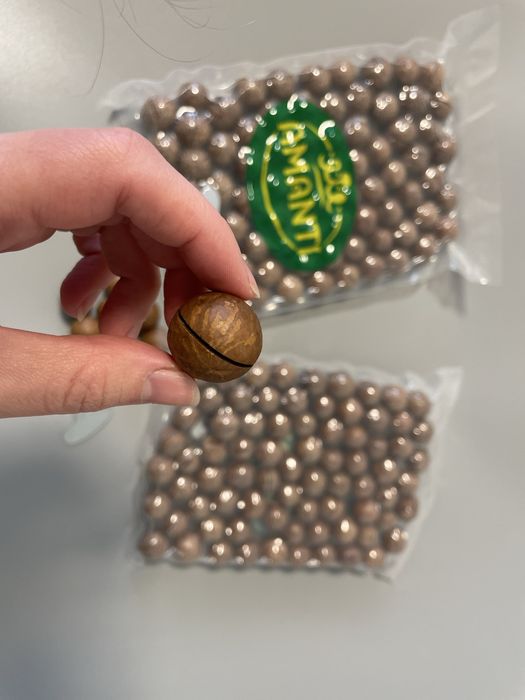 Макадамія горіх сирий в шкаралупі з ключиком. Великий, Аманті