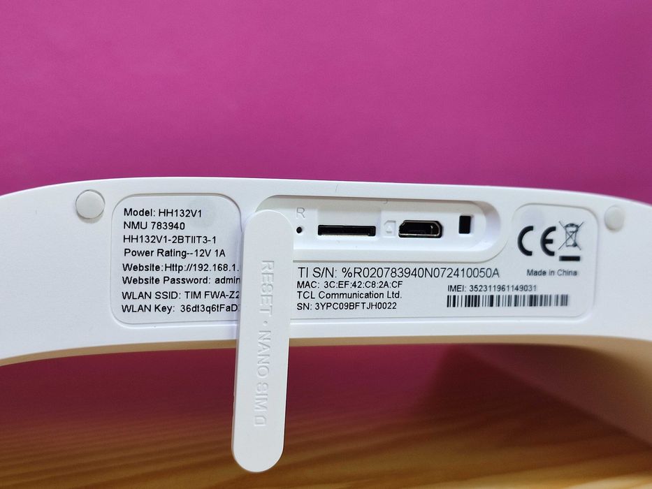 600mbps Cat.12/13 Router TCL 4G+