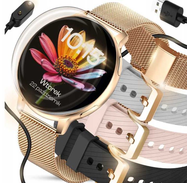 Smartwatch Zegarek Damski Menu Rozmowy Pl Puls Sport Zdrowie