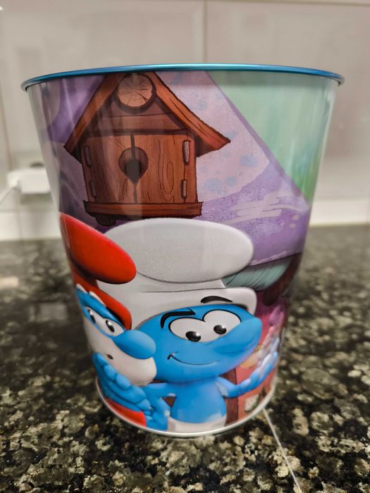Balde de Pipocas SMURFS