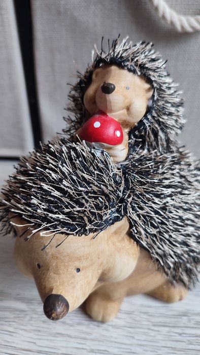 Ozdoba jesienna jeże