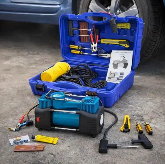 85 л. Двухцилиндровыный компрессор автомобильный! Оплата при получении