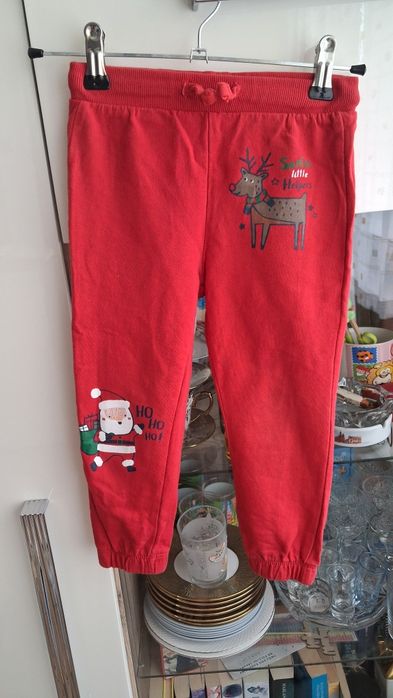Spodnie  świąteczne 98cm