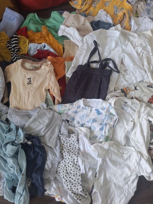 Zestaw ubrań duza paka na chłopca od 56