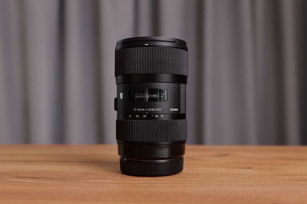 Sigma 18-35mm F1.8 ART EF + MC-11付き Sigma 18-35 mm F1.8 Canon DC HSM ART - sklep fotopoker