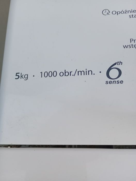 Pralka whirpool od góry